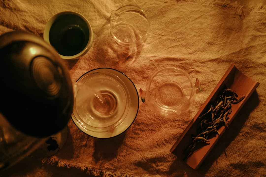 Port wine in a glass on dark background