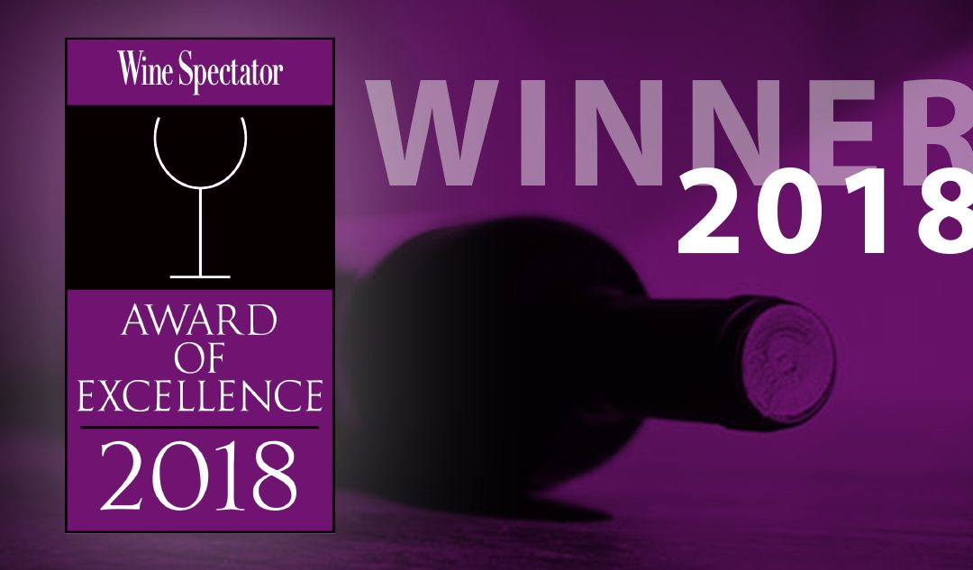 Maxwells earns Award of Excellence from Wine Spectator for 7th Consecutive Year