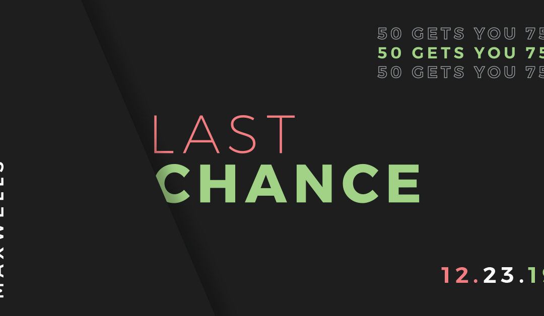 Last Chance Gift Card Sale 2019